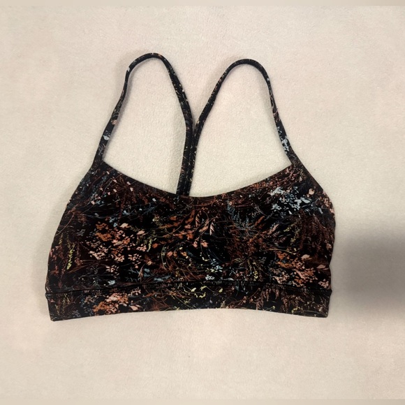 Lululemon Floral Print Women's Sports Bra - Picture 1 of 4